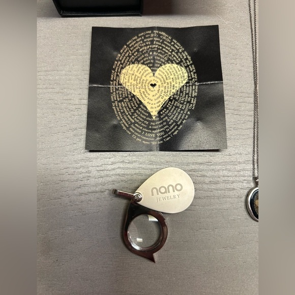 NanoStyle‎ Love Necklace with I Love You inscribed in 120 languages. See below - Picture 6 of 12